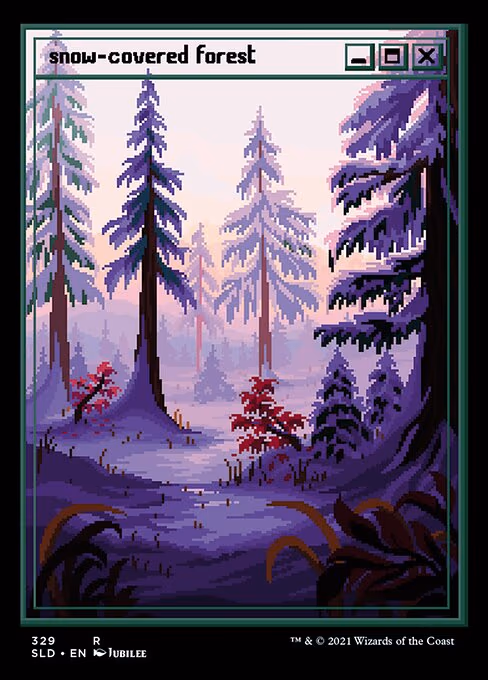 Snow-Covered Forest (PixelSnowLands.jpg)