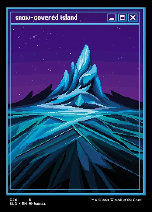 Snow-Covered Island (PixelSnowLands.jpg)