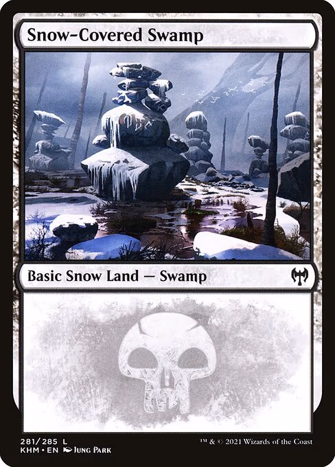 Snow-Covered Swamp - L (281)