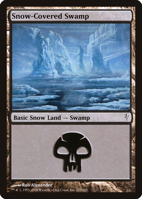 Snow-Covered Swamp - C (153)