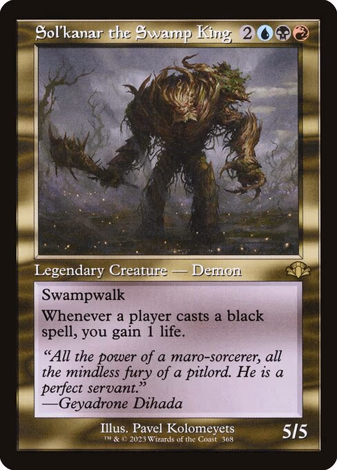 Sol'kanar the Swamp King (Retro Frame)
