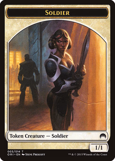 Soldier Token - T (3)