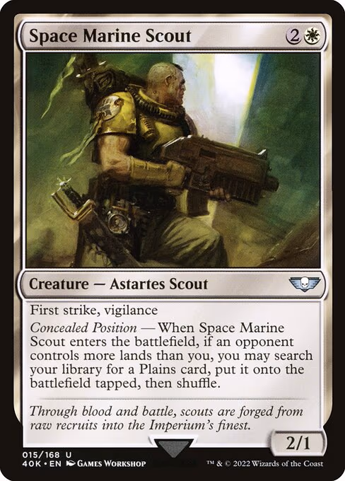 Space Marine Scout - U (15)