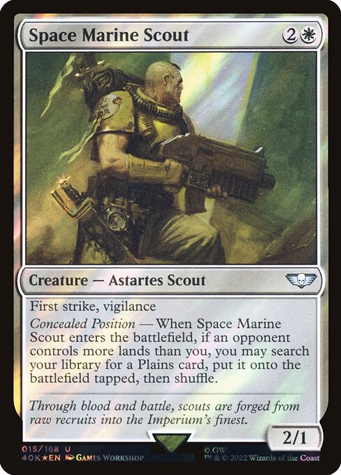 Space Marine Scout - U (15)