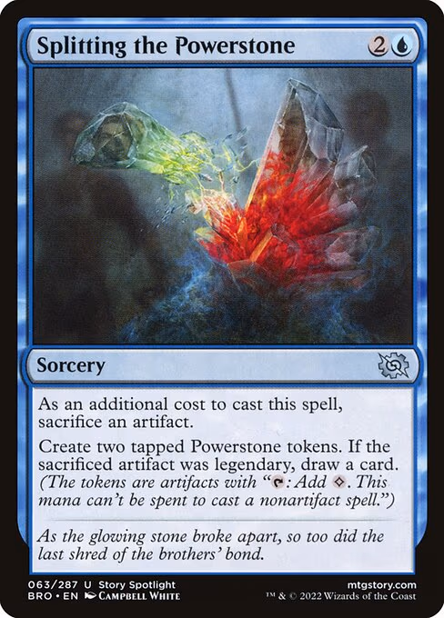 Splitting the Powerstone - U (63)