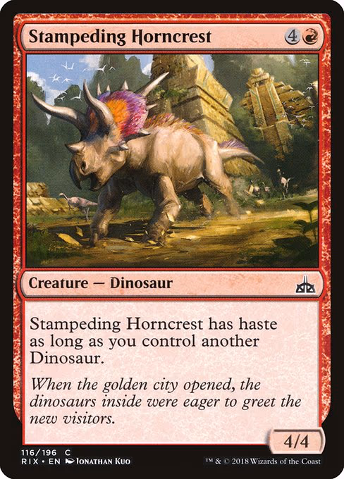 Stampeding Horncrest - C (116)