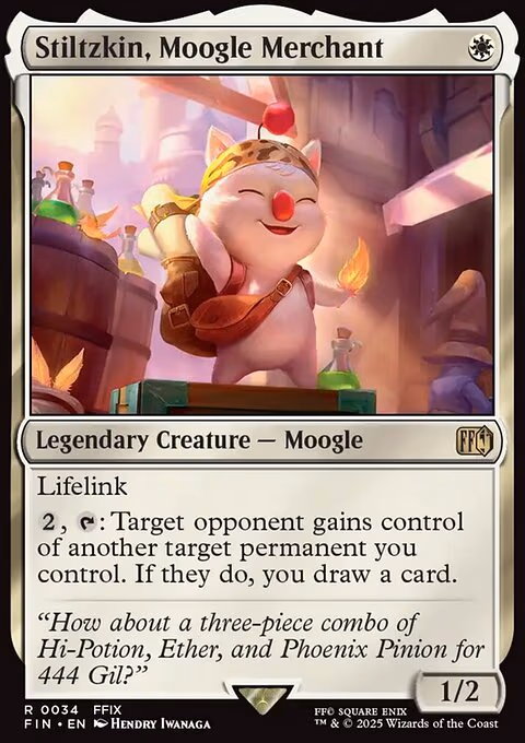 Stiltzkin, Moogle Merchant