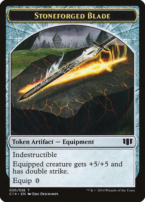 Stoneforged Blade // Germ Double-Sided Token - T (30 // 14)
