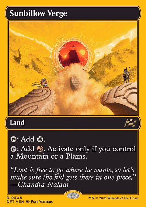 Sunbillow Verge - R (504)