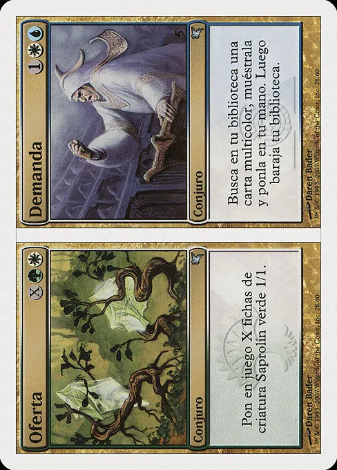 Supply // Demand (Spanish) - "Oferta // Demanda"