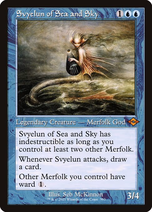 Svyelun of Sea and Sky (Retro Frame)