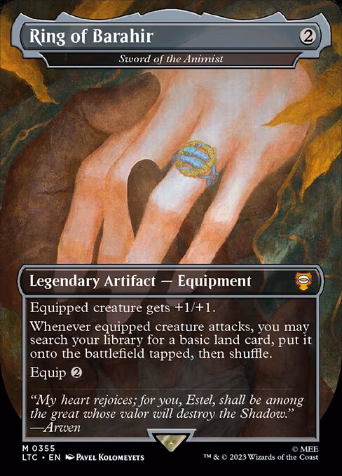 Ring of Barahir - Sword of the Animist