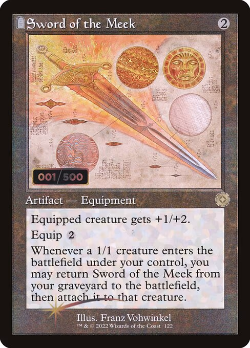 Sword of the Meek (Schematic) (Serial Numbered)