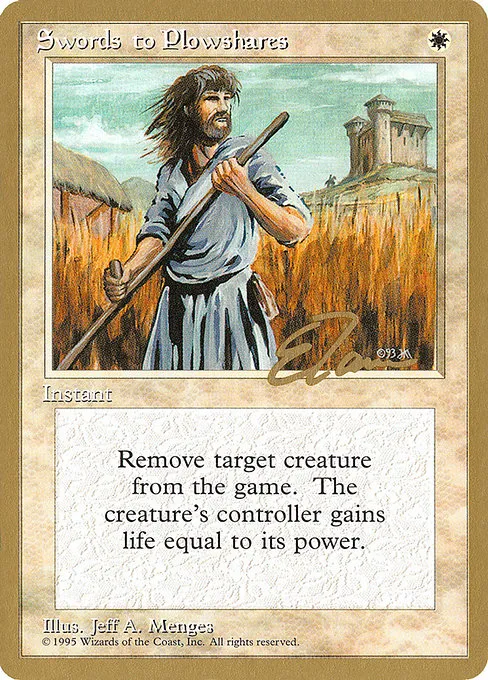 Swords to Plowshares - 1996 Eric Tam (4ED)