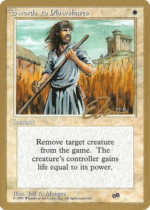 Swords to Plowshares - 1996 Eric Tam (4ED)