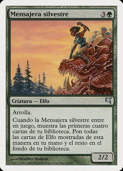 Sylvan Messenger (Spanish) - "Mensajera silvestre"