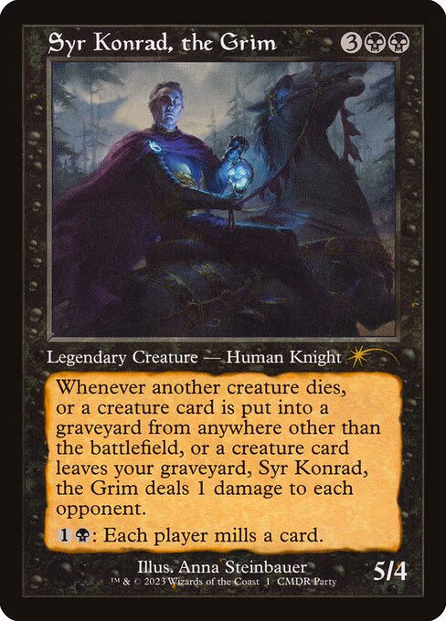Syr Konrad, the Grim (Retro Frame)