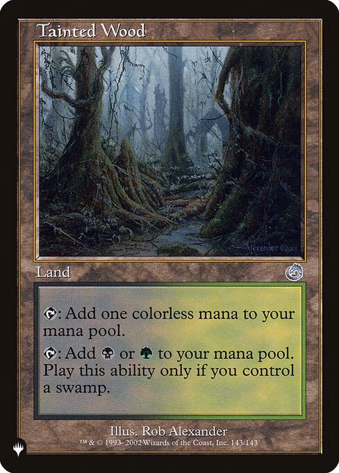 Tainted Wood