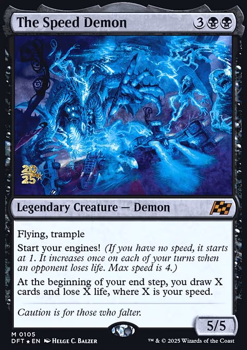 The Speed Demon - M (105)