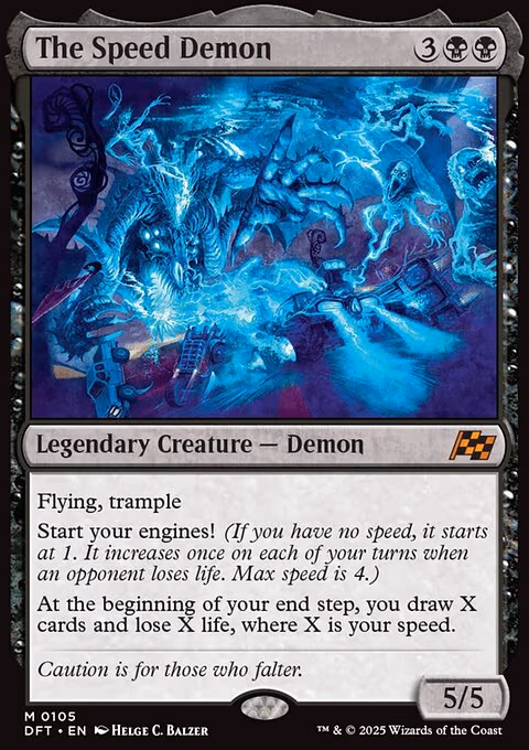 The Speed Demon - M (105)