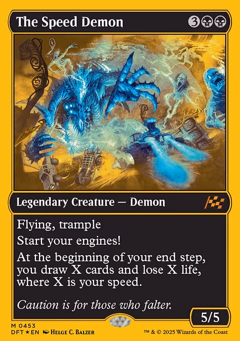 The Speed Demon - M (453)
