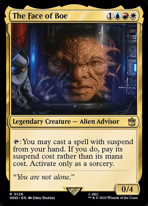 The Face of Boe