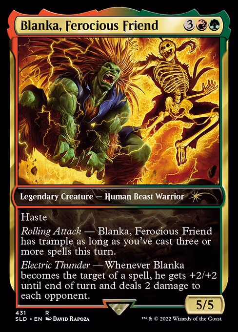 Blanka, Ferocious Friend