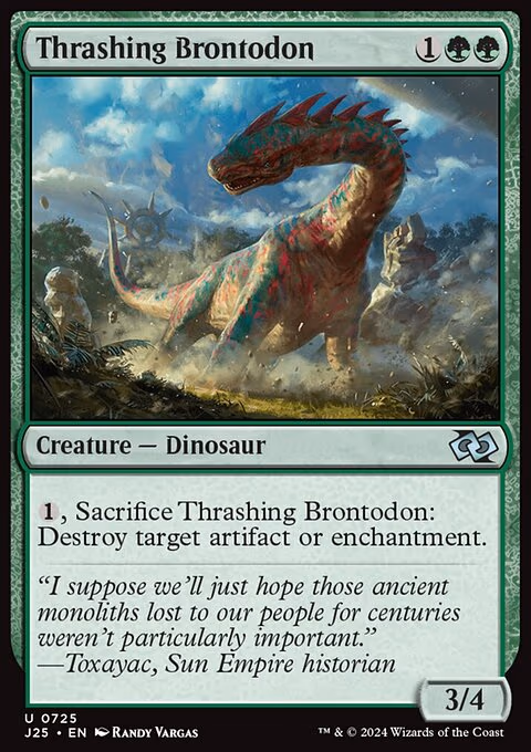 Thrashing Brontodon