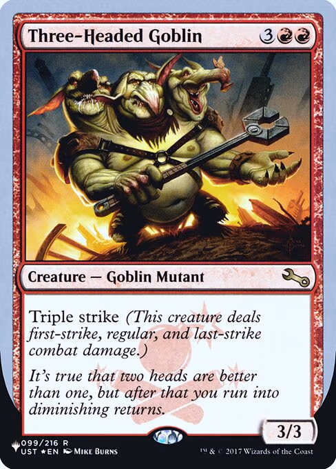 Three-Headed Goblin - R (099/216)