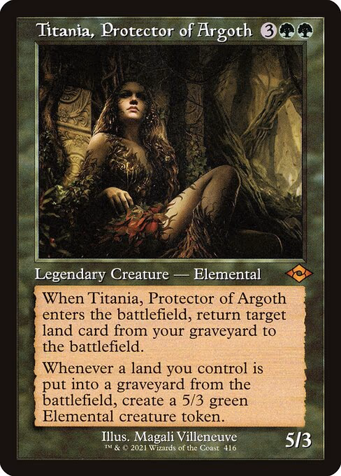 Titania, Protector of Argoth (Retro Frame)