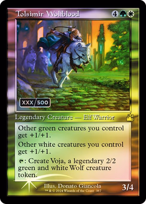 Tolsimir Wolfblood (Retro Frame) (Serial Numbered)