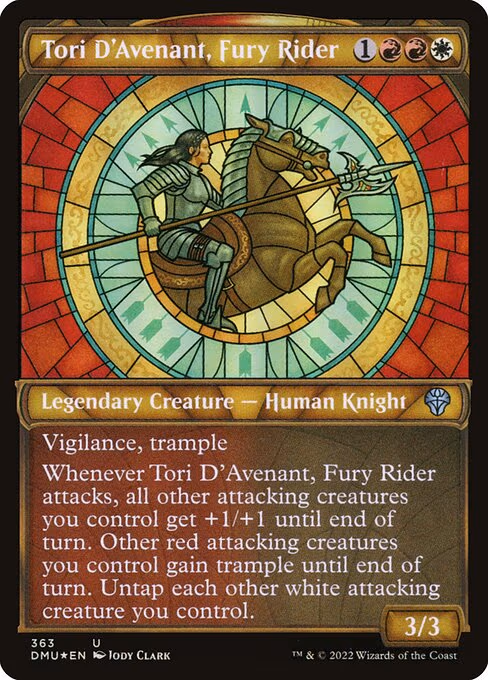 Tori D'Avenant, Fury Rider