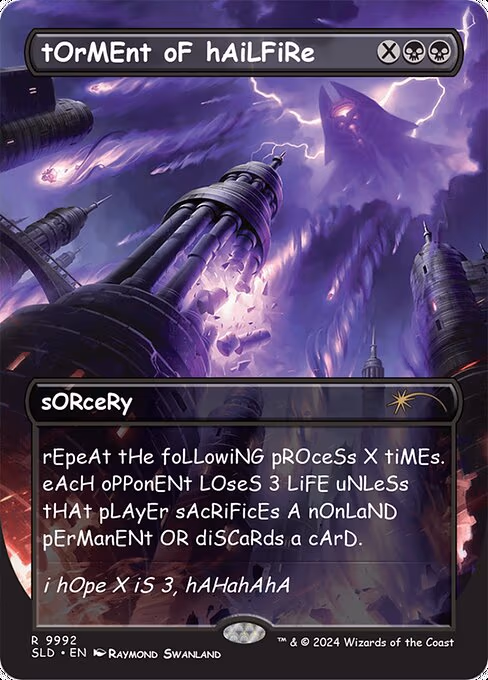 tOrMEnt oF hAiLFiRe