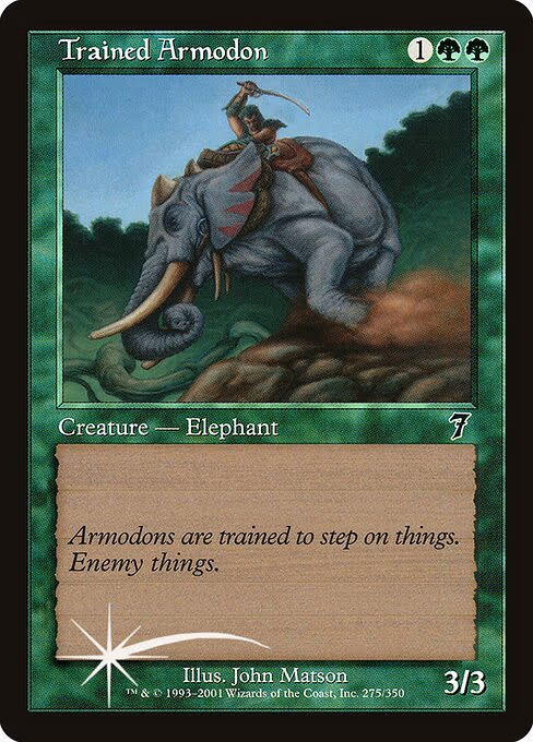 Trained Armodon