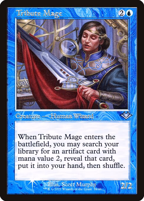 Tribute Mage (Retro Frame)