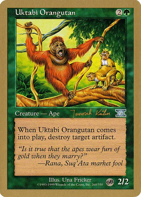 Uktabi Orangutan - 2000 Janosch Kuhn (6ED)