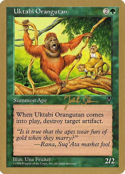 Uktabi Orangutan - 1997 Jakub Slemr