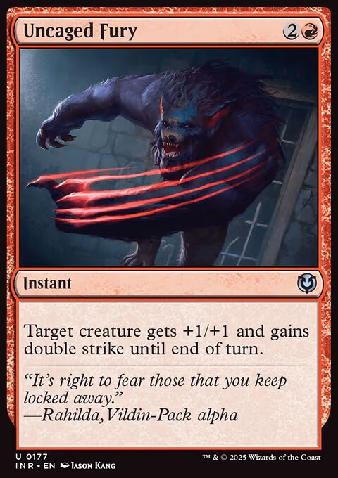 Uncaged Fury - U (177)