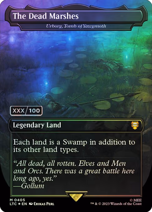 The Dead Marshes - Urborg, Tomb of Yawgmoth (Serial Numbered)