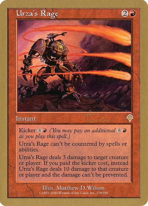 Urza's Rage - 2001 Jan Tomcani