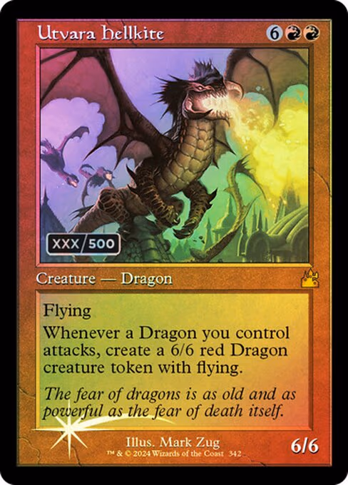 Utvara Hellkite (Retro Frame) (Serial Numbered) - M (342)