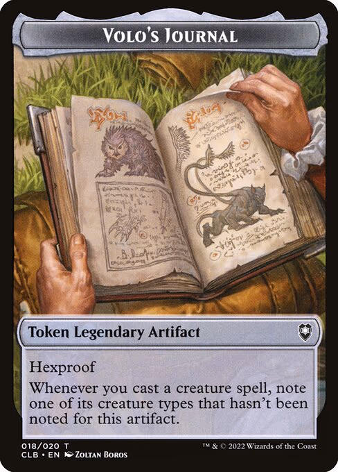 Volo's Journal Token - T (18)