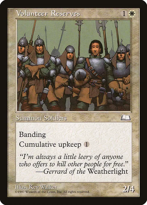 Volunteer Reserves - U