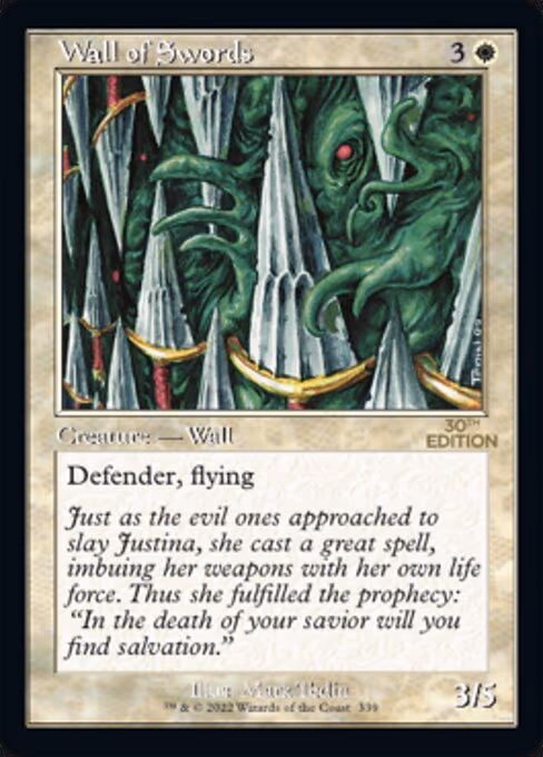 Wall of Swords (Retro Frame) - U (339)