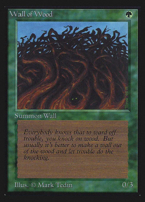 Wall of Wood