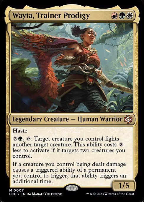 Wayta, Trainer Prodigy