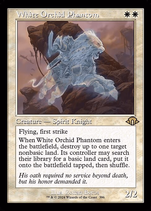 White Orchid Phantom (Retro Frame)