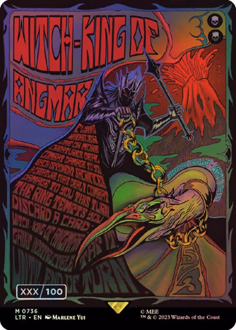 Witch-king of Angmar (Borderless Poster) (Serial Numbered)