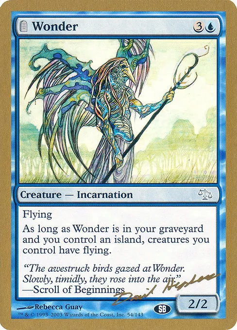 Wonder - 2003 Dave Humpherys