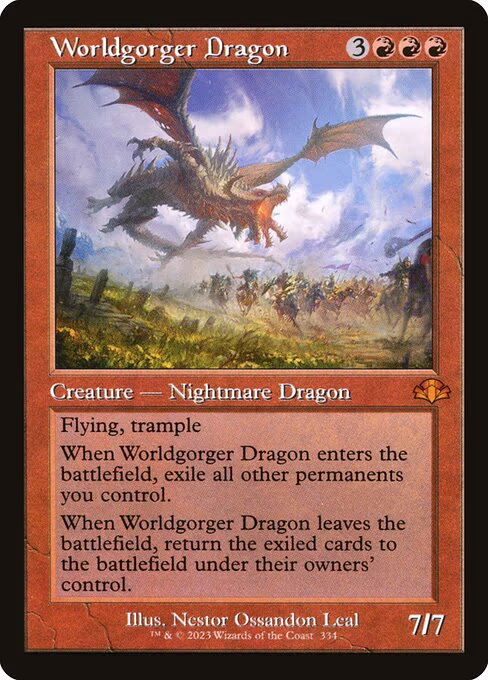 Worldgorger Dragon (Retro Frame)